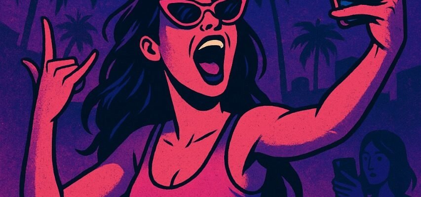 Unfiltered moments from the wild world of social media influencers in 2025