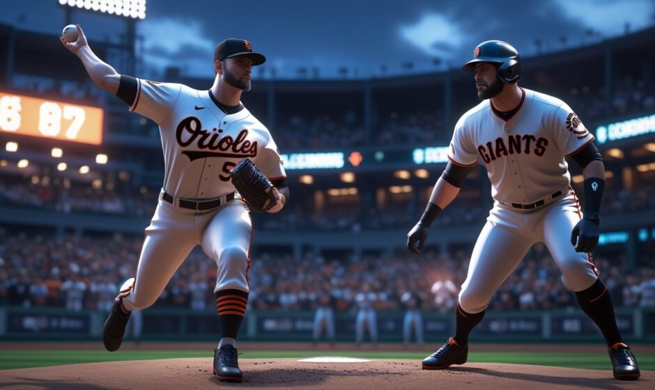 Baltimore Orioles vs San Francisco Giants MLB 2025 matchup live action