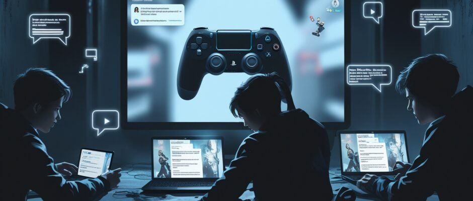 Leaked concept design of the upcoming PlayStation 6 console.