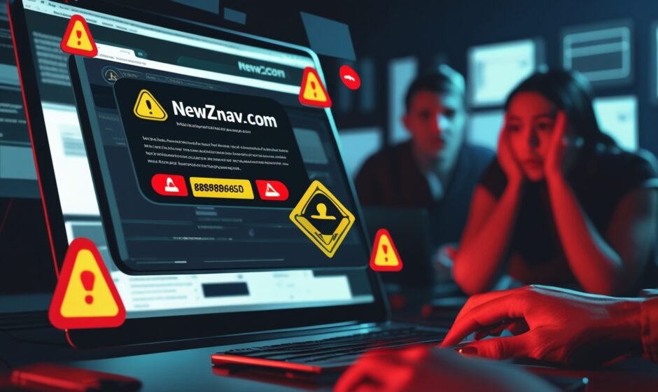 Toll-free number 8888996650 connected with newznav.com – scam warning.